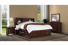 Load image into Gallery viewer, LINDA MERLOT FULL BED GROUP