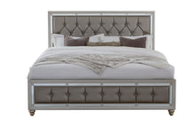 Load image into Gallery viewer, RILEY SILVER QUEEN BED, DRESSER, MIRROR AND 2 NIGHTSTANDS