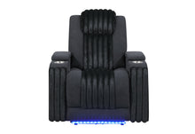 Load image into Gallery viewer, U8000 BLACK POWER RECLINER W/ POWER HEADREST & LED LIGHT