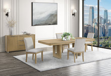 Load image into Gallery viewer, D1248 NATURAL DINING TABLE AND 4 DINING CHAIRS