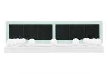 Load image into Gallery viewer, ELLA WHITE VANITY SET WITH STORAGE STOOL