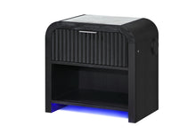 Load image into Gallery viewer, BECKETT WHT/BLK NIGHTSTAND W/LED & SPEAKER