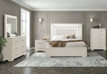 Load image into Gallery viewer, CLARA BEIGE UPHOLSTERED MIRROR