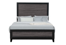 Load image into Gallery viewer, LISBON GREY/BLACK QUEEN BED, DRESSER, MIRROR AND NIGHTSTAND