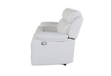 Load image into Gallery viewer, U6026 BLANCHE WHITE RECLINING SOFA WITH LED