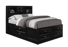 Load image into Gallery viewer, LINDA BLACK QUEEN BED GROUP