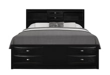 Load image into Gallery viewer, LINDA BLACK QUEEN BED GROUP