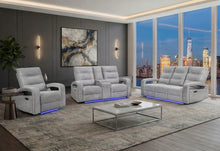 Load image into Gallery viewer, U6611 GREY 15 PWR REC SOFA/PWR CONSOLE REC LOVESEAT/POWER RECLINER