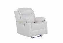 Load image into Gallery viewer, U6026 BLANCHE WHITE GLIDER RECLINER WITH LED