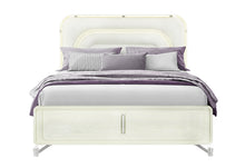 Load image into Gallery viewer, LYRA BEIGE KING BED WITH LED
