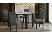Load image into Gallery viewer, D8032DT PANDA DINING TABLE & D9026DC BLK DINING CHAIR