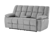 Load image into Gallery viewer, U6000 SMOKE CONSOLE RECLINING LOVESEAT