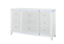 Load image into Gallery viewer, ALINA WHITE DRESSER WITH LED