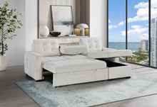 Load image into Gallery viewer, U0707 CHALK REVERSIBLE SOFA BED