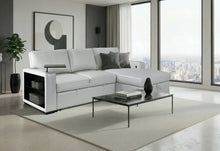 Load image into Gallery viewer, U0212 BLANCHE SILVER PULL OUT SOFA BED