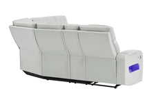 Load image into Gallery viewer, U8611 BLANCHE SILVER SECTIONAL WITH LED