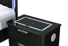 Load image into Gallery viewer, LANDO BLACK KING BED GROUP