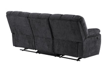 Load image into Gallery viewer, U6000 BLACK RECLINING SOFA