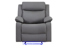 Load image into Gallery viewer, U6026 GREY PU 46A GLIDER RECLINER WITH LED
