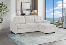 Load image into Gallery viewer, U0707 CHALK REVERSIBLE SOFA BED