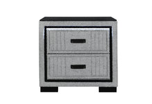 Load image into Gallery viewer, ISABELLA GREY NIGHTSTAND WITH LED