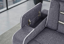 Load image into Gallery viewer, U1895 GREY P2 CONSOLE RECLINING LOVESEAT WITH IS AND LED