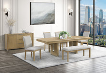 Load image into Gallery viewer, D1248 DINING TABLE, 4 DINING CHAIRS AND BENCH