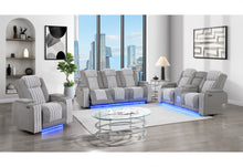 Load image into Gallery viewer, U8000 GREY PWR REC SOFA/PWR CON REC LOVESEAT/PWR RECLINER W/PHR