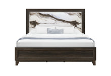Load image into Gallery viewer, HARMONY BROWN FULL BED WITH LED
