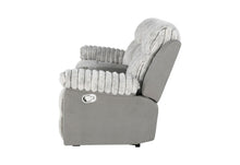 Load image into Gallery viewer, U6028 GREY CONSOLE RECLINING LOVESEAT