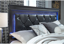 Load image into Gallery viewer, POMPEI METALLIC GREY QUEEN BED, DRESSER, MIRROR AND 2 NIGHTSTANDS