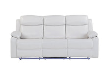 Load image into Gallery viewer, U6026 BLANCHE WHITE RECLINING SOFA WITH LED