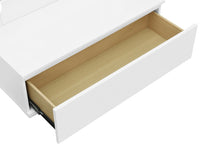 Load image into Gallery viewer, ELLA WHITE NARROW TALL MIRROR WITH LED AND SPEAKER