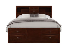 Load image into Gallery viewer, LINDA MERLOT QUEEN BED GROUP