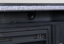 Load image into Gallery viewer, LILY DARK GREY ENT UNIT 72 INCH W/ LED, SPEAKERS, CRYSTAL INSERTS