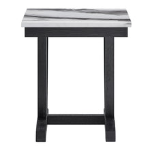 Load image into Gallery viewer, T1319 BLK/WHT END TABLE