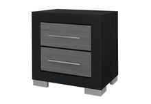 Load image into Gallery viewer, EMMA BLACK/GREY NIGHTSTAND
