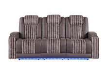 Load image into Gallery viewer, U8000 BROWN PWR REC SOFA W/PHR, DDT, READING LIGHT & LED LIGHT