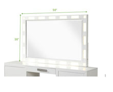 Load image into Gallery viewer, Galaxy Home Coco Solid Wood Mirror Milky White