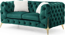 Load image into Gallery viewer, Galaxy Home Moderno Loveseat in Green image