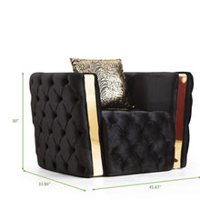 Load image into Gallery viewer, Galaxy Home Naomi Chair in Black