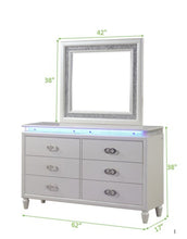 Load image into Gallery viewer, Galaxy Home Perla Dresser in Milky White