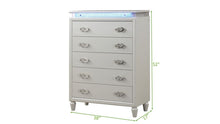 Load image into Gallery viewer, Galaxy Home Perla LED Chest in Milky White