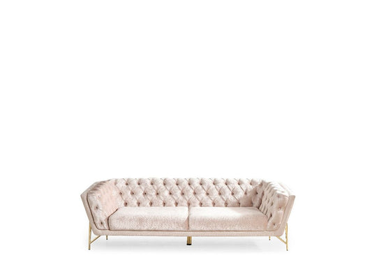 Galaxy Home Presley Sofa in Beige