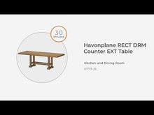 Load and play video in Gallery viewer, Havonplane - Rectangular Dining Room Counter Extension Table - Brown