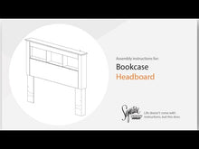 Load and play video in Gallery viewer, Drystan - Bookcase Headboard