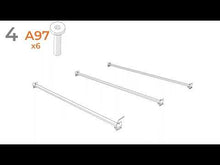 Load and play video in Gallery viewer, Belachime - Twin Panel Rails - Black