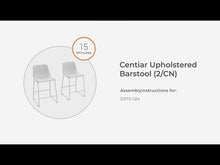 Load and play video in Gallery viewer, Centiar - Upholstered Barstool (Set of 2)
