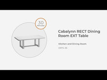 Load and play video in Gallery viewer, Cabalynn - Rectangular Dining Room Table