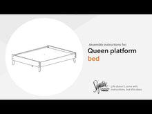 Load and play video in Gallery viewer, Cabinella - Platform Bed